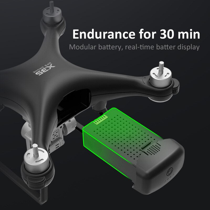 Wecute 2020 X35 Drone RC Quadcopter 4K Profissional GPS Drone With HD Camera Gimbal FPV 5G WIFI 1KM Flight distance VS SG906 pro