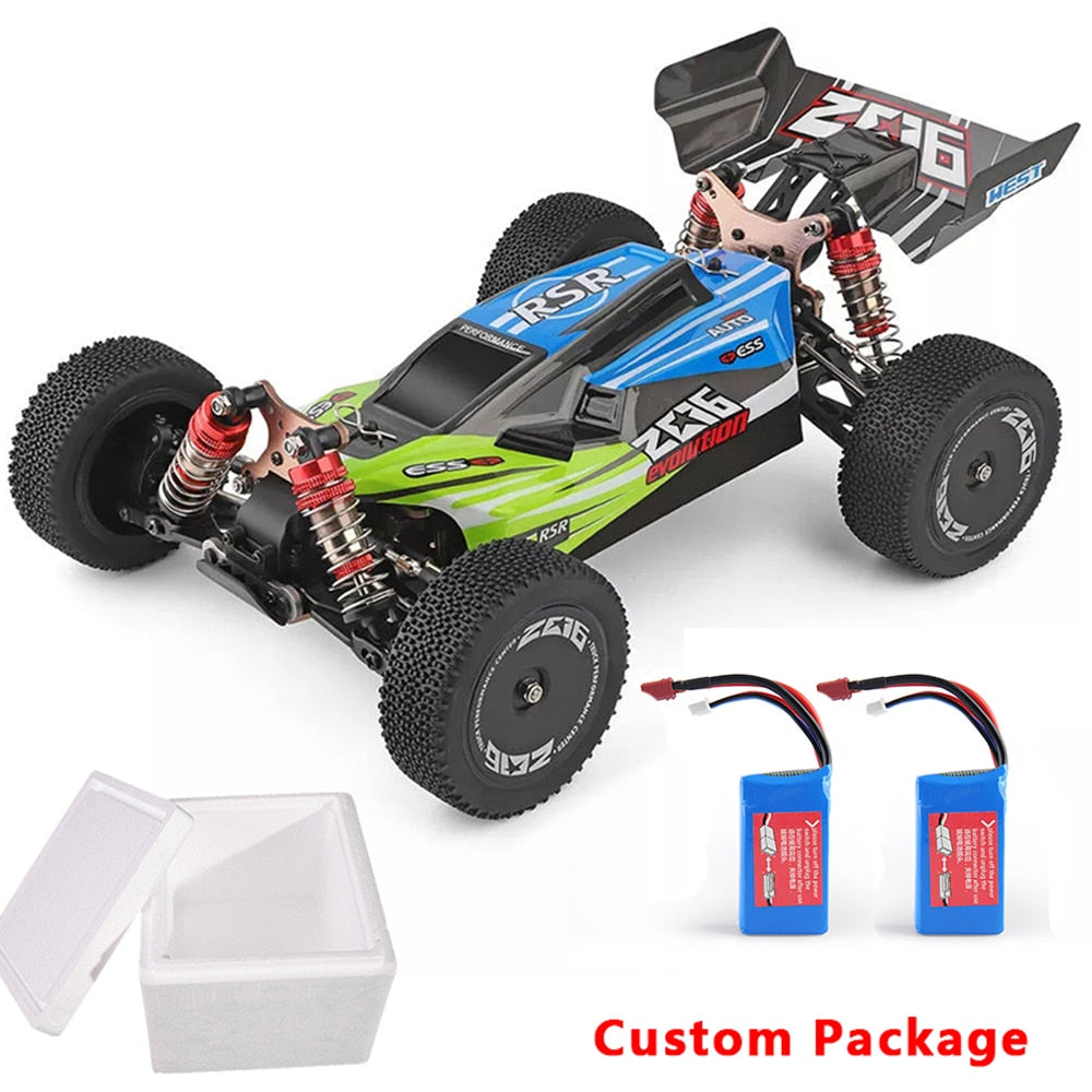 2020 New 1/14 144001 RTR 2.4GHz RC Car Scale Drift Racing Car 4WD Metal Chassis Hydraulic Shock Absober Off-Road Vehicle Toy