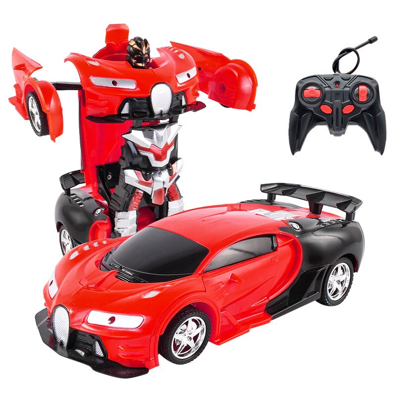 26 Styles RC Car Transformation Robots Sports Vehicle Model Robots Toys Remote Cool RC Deformation Cars Kids Toys Gifts For Boys