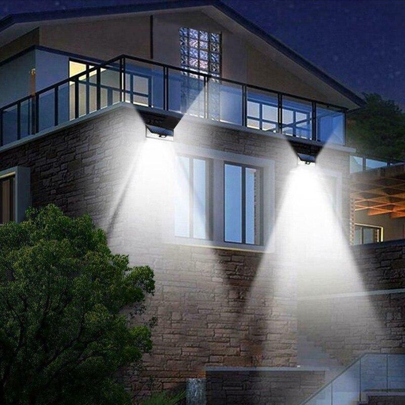 ABLB--118 Led Solar Lamp Outdoor Garden Yard Waterproof Pir Motion Sensor Light Security Lights For Front Door Backyard Garage