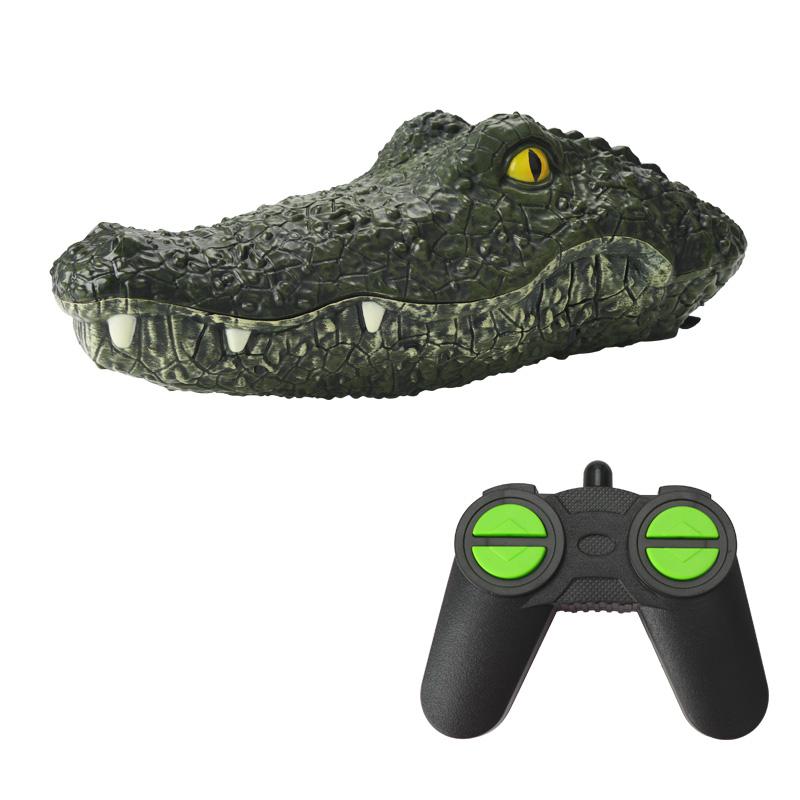LeadingStar 2.4G RC Boat Simulation Crocodiles Head Racing Boat Electric Waterproof Spoof Toy