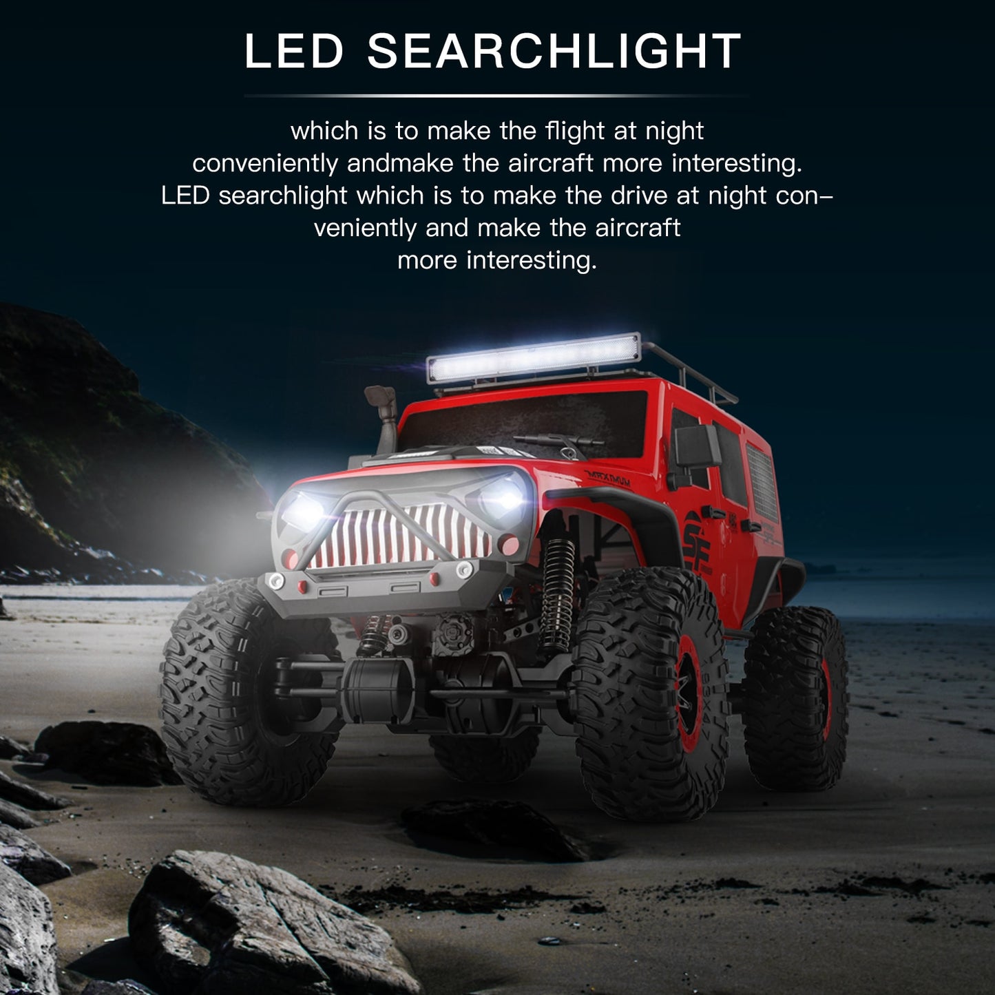 WLtoys 104311 RC Car 2.4G 1/10 4WD Big Funny Car SUV Brushed Motor Remote Control Off-road Crawler Car