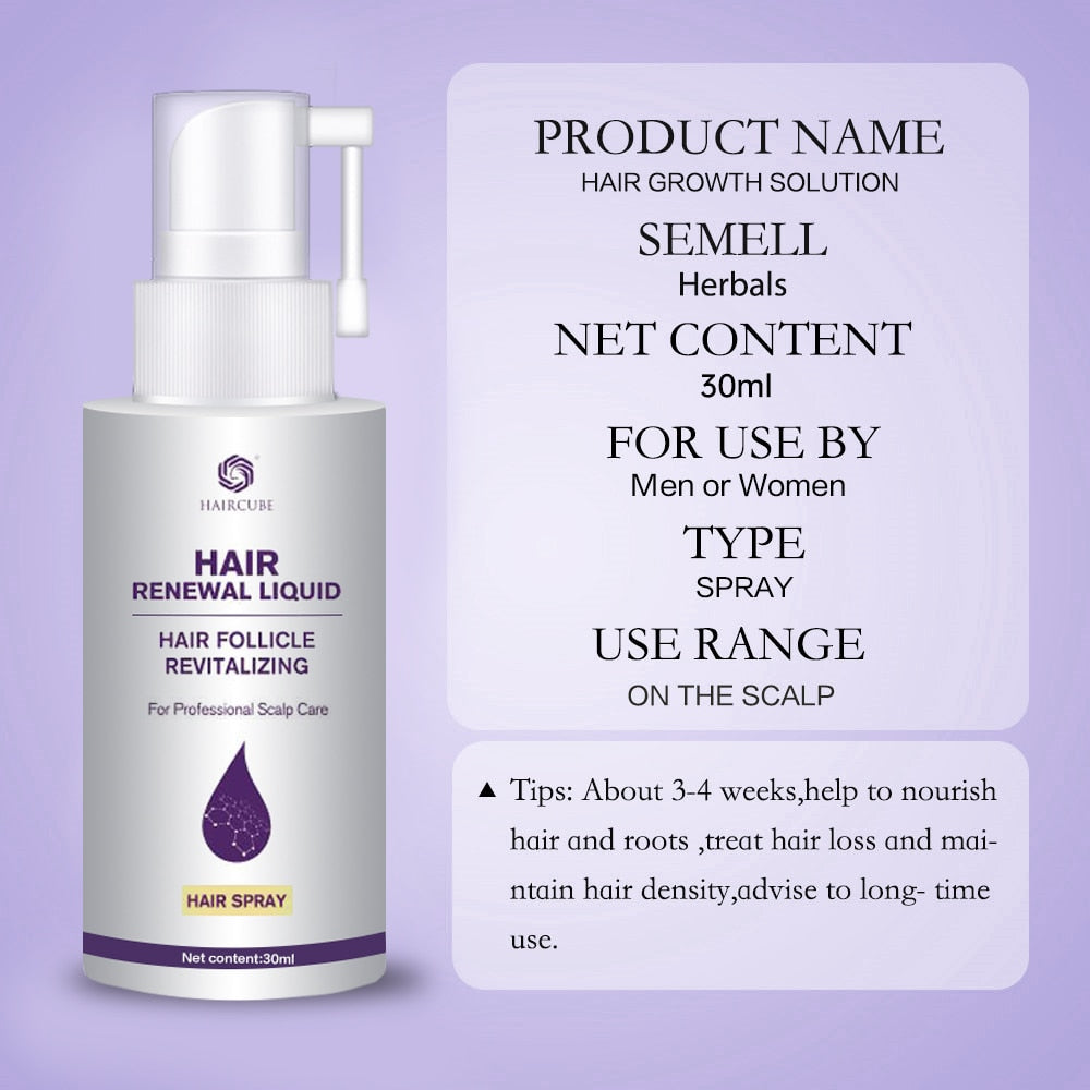 HAIRCUBE Fast Hair Growth Essence Oil Anti Hair Loss Treatment Help for hair Growth Hair Care Products for Men Women Hair Tonic