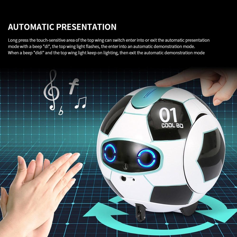 Hot RC Robot Toys 2.4G Remote Control Intelligent Soccer Robots With Sound Action Figure Ball Robot Kid Toys for Children Gift