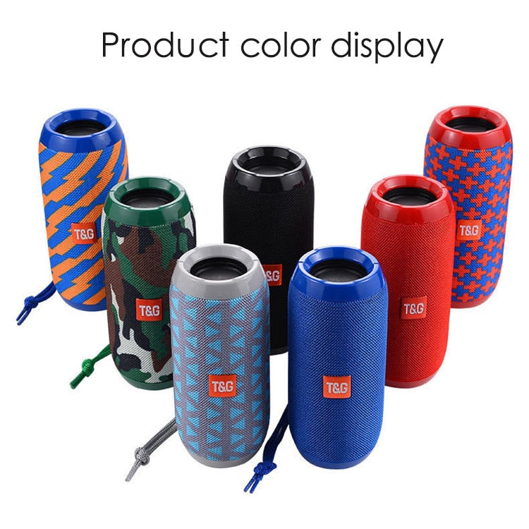 Portable Wireless Bluetooth Speakers TG117 Soundbar stereo subwoofer Outdoor Sports IPX5 Waterproof Support TF Card FM Radio AUX