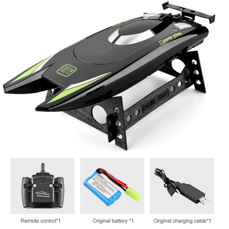 2.4G Remote Control Boat Speedboat Yacht Children Competition Boat Water Toy 30km Per Hour Waterproof Gauge Racing Ship RC Toy
