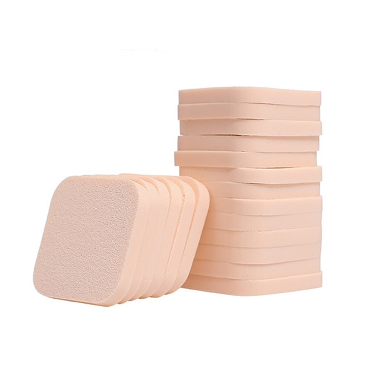 20pcs Wet And Dry Use Makeup Sponge Powder Puff Foundation Cosmetic Facial Sponges Soft Powder Puff For BB Cream Blush Cream