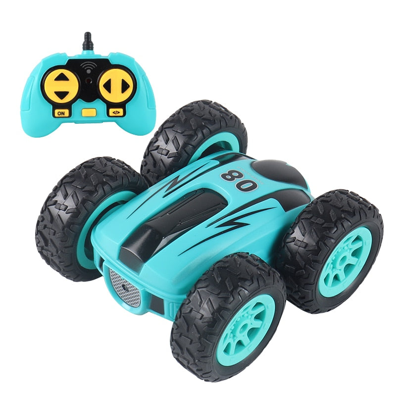 3.7 inch RC Car 2.4G 4CH Drift Stunt Double-sided bounce Stunt Car Rock Crawler Roll Car 360 Degree Flip Kids Robot RC Cars Toys