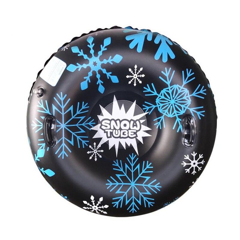 Cold-resistant And Wear-resistant PVC Inflatable Ski Circle With Handle Durable Children&Adult Outdoor Skiing Snow Tube