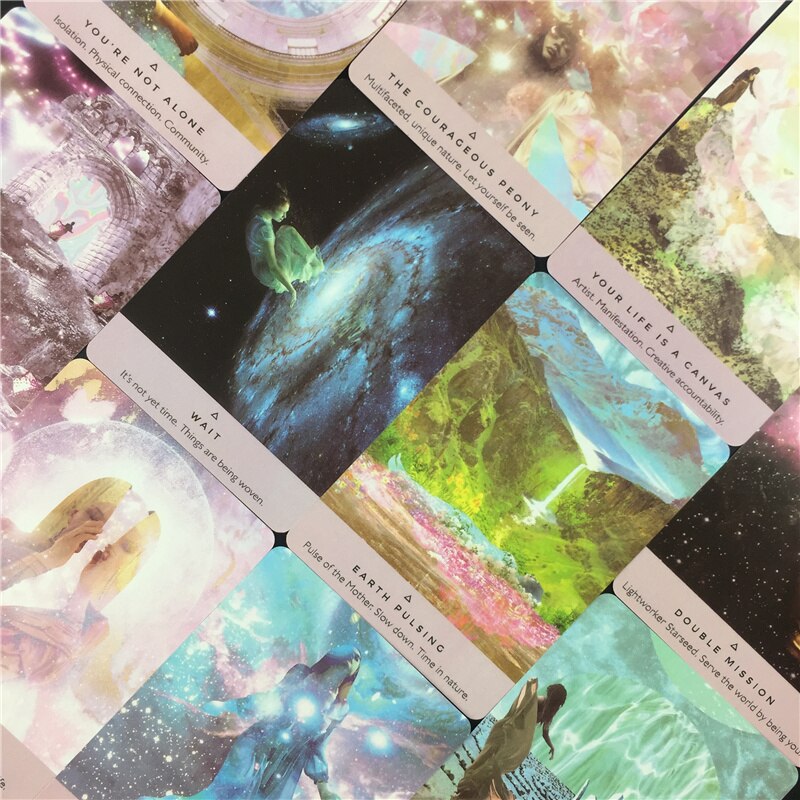 The Starseed Oracle Tarot Cards English Version Deck Tarot Board Games Playing Card Divination Fate Entertainment Table Game