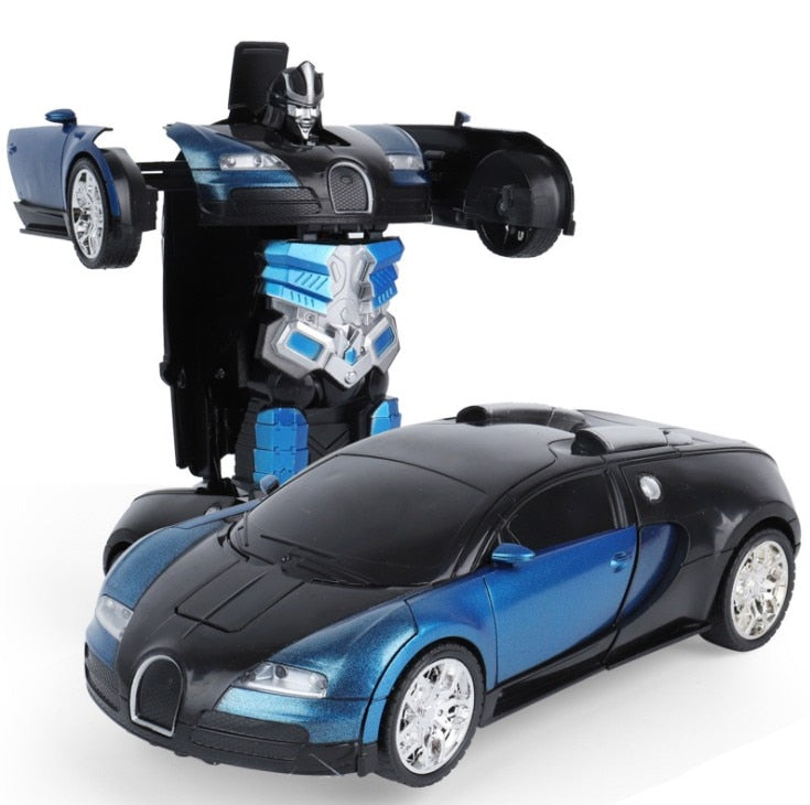 Car Toys RC Car Transformation Robots Remote control Sports Vehicle Model Robots Toys Cool Deformation Car Kids Christmas gifts
