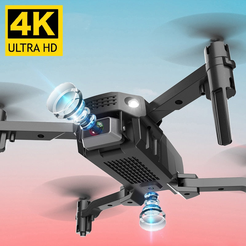 PEGI L6 Mini Drone 4K HD Dual Camera WIFI FPV Quadcopter Professional RC Drones Pocket Foldable Dron Boys GIFT for Children