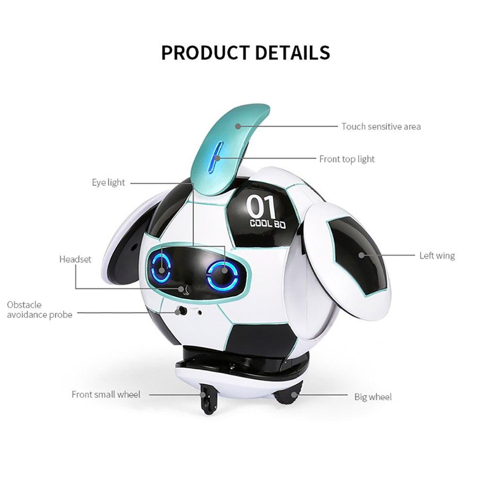 Hot RC Robot Toys 2.4G Remote Control Intelligent Soccer Robots With Sound Action Figure Ball Robot Kid Toys for Children Gift