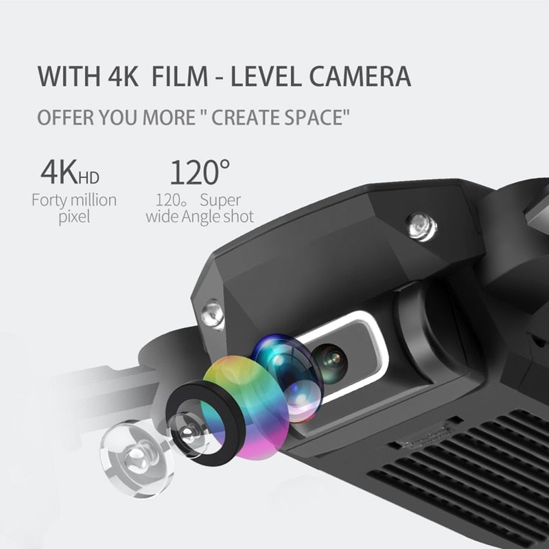 Drone 4k HD Wide Angle Camera 0.3MP/5.0MP/4K HD Cameras Mini Drone LS-MIN Dron Camera Quadcopter Height Keep Drones Toys Gifts