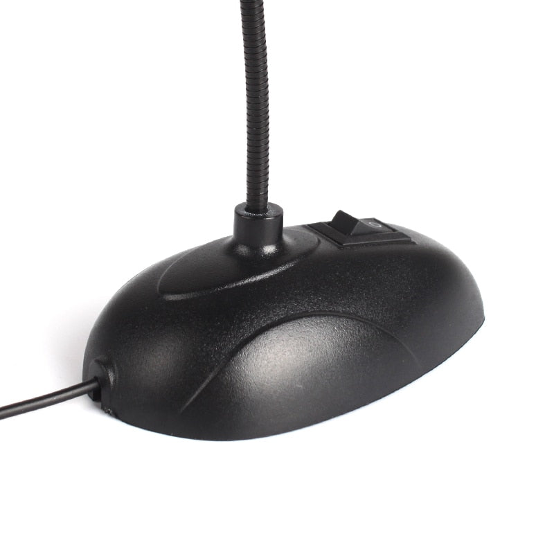 Promotion! Hot Sale New 3.5mm Mini Studio Speech Mic Microphone Stand for PC Desktop Notebook