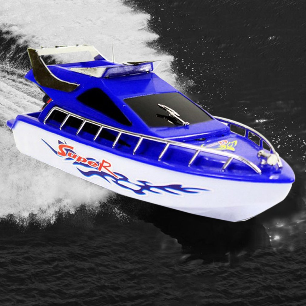 Hot RC Speedboat Super Mini Electric Remote Control High Speed Boat Ship 4-CH RC Boat Game Toys Birthday Gift Kid Children Toys