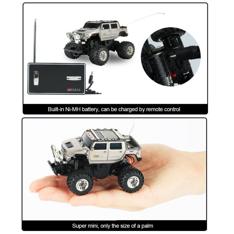 RC Cars MINI Remote Control Toys Car Can Be Charged 1:58 Off-road Vehicle High Speed Car LED Light Vehicles Children Xmas Gift