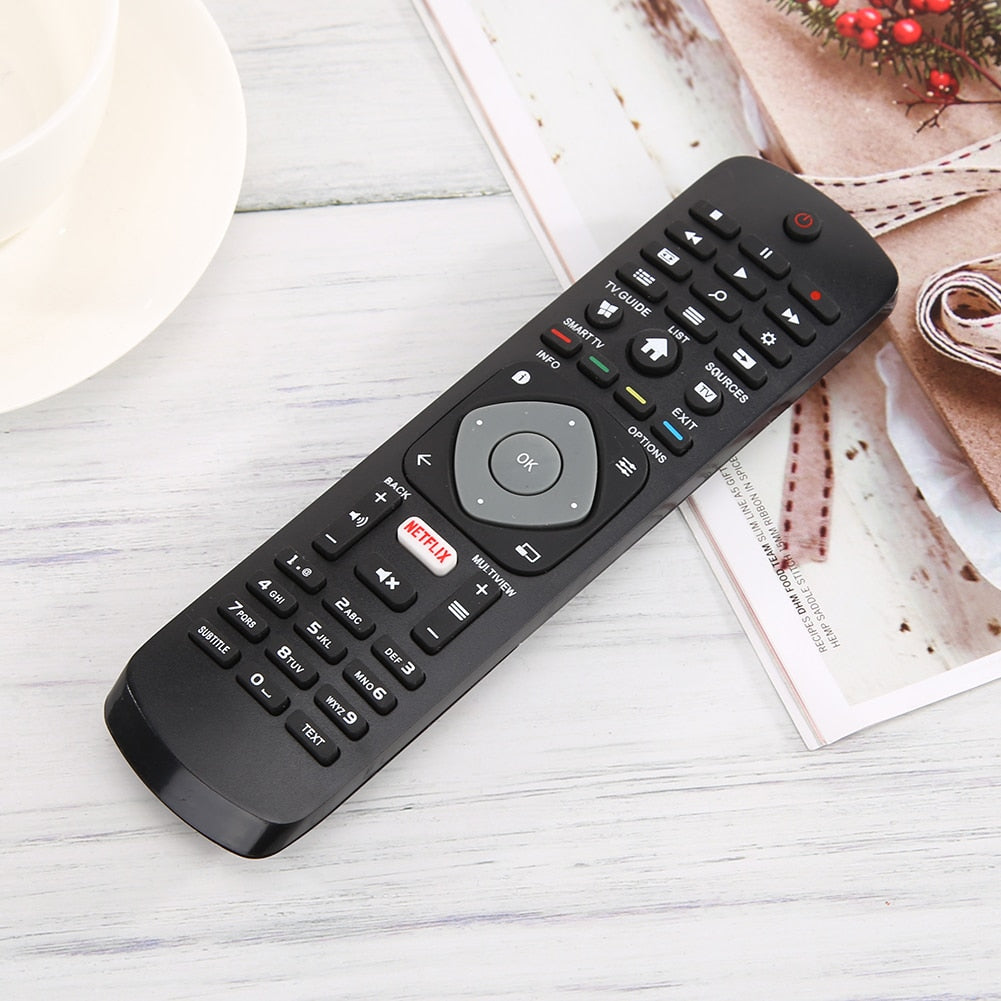 Television Remote Control Household Bedroom Replacement Accessories for PHILIPS TV with NETFLIX HOF16H303GPD24 398GR08B