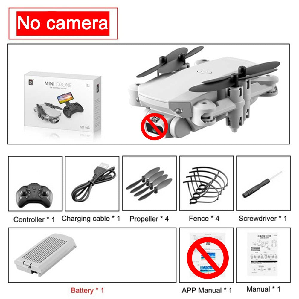 SHAREFUNBAY drone 4k HD wide angle camera wifi fpv drone height keeping drone with camera mini drone video live rc quadcopter