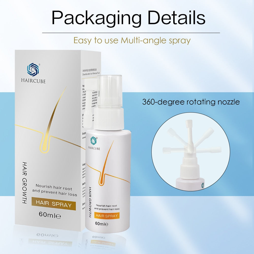 HAIRCUBE Fast Hair Growth Essence Oil Anti Hair Loss Treatment Help for hair Growth Hair Care Products for Men Women Hair Tonic
