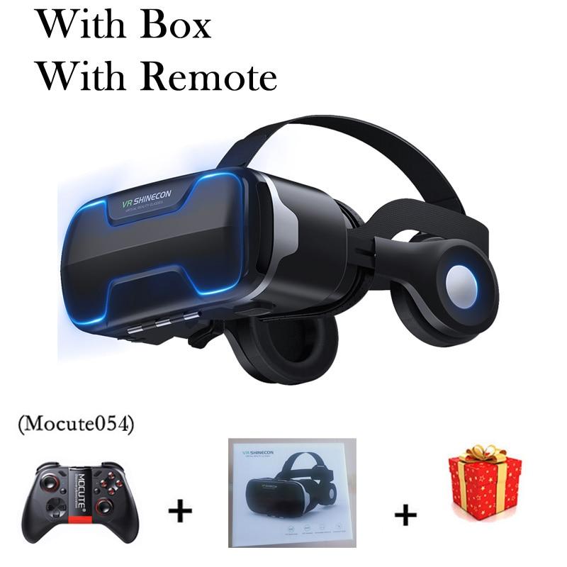 VR Shinecon 3 D Casque Viar 3D Glasses Virtual Reality Headset Helmet Goggles Augmented Lenses for Phone Smartphone Binoculars