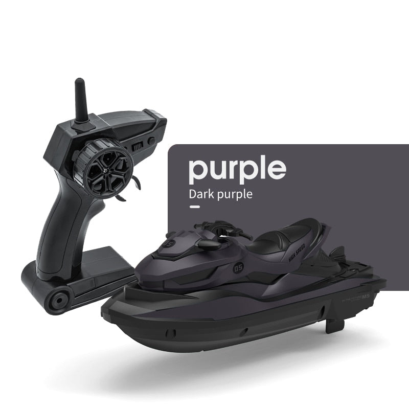 New M5 Mini High-Speed Remote Control Boat 2.4G 50 Meters Remote Control Distance Summer Waterproof Electric Motor RC Boat 2020