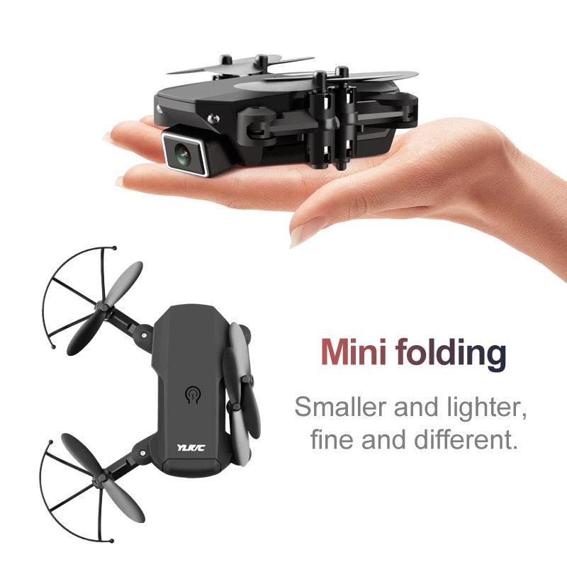 MINI 2.4G WIFI FPV 720PHD mini folding drone aerial photography 720P ultra-long endurance remote control airplane children's F4*