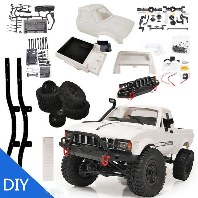 Newwst WPL C24 Upgrade C24-1 1:16 RC Car 4WD Radio Control Off-Road Mini Car RTR KIT Rock Crawler Electric Buggy Moving Machine