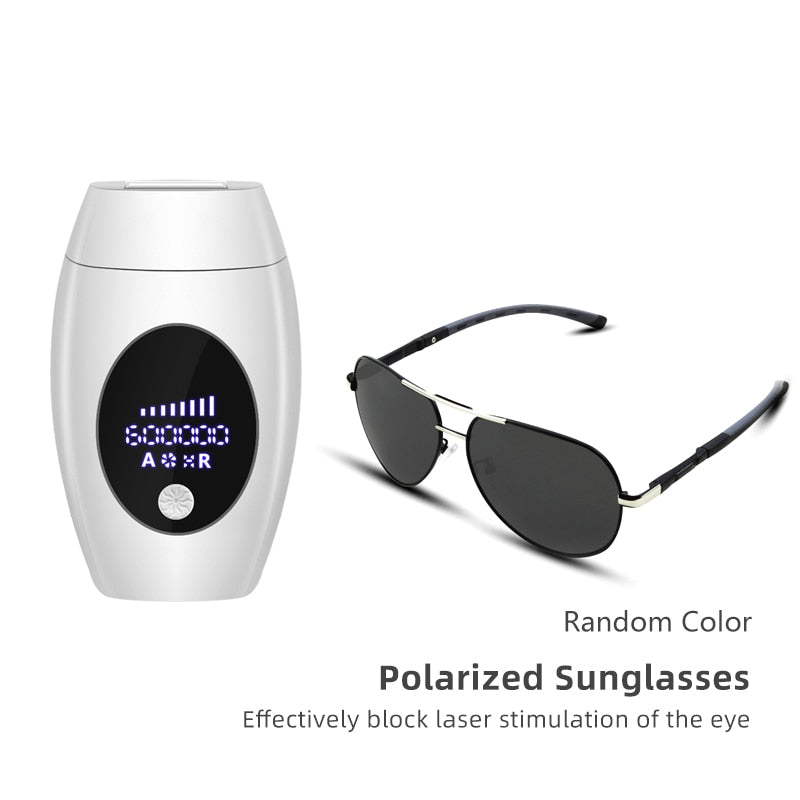 Ipl Hair Removal 600000 Flash Professional Ipl Hair Removal Home Use Epilator LCD Pulsed Light Mini Portable Laser Hair Removal