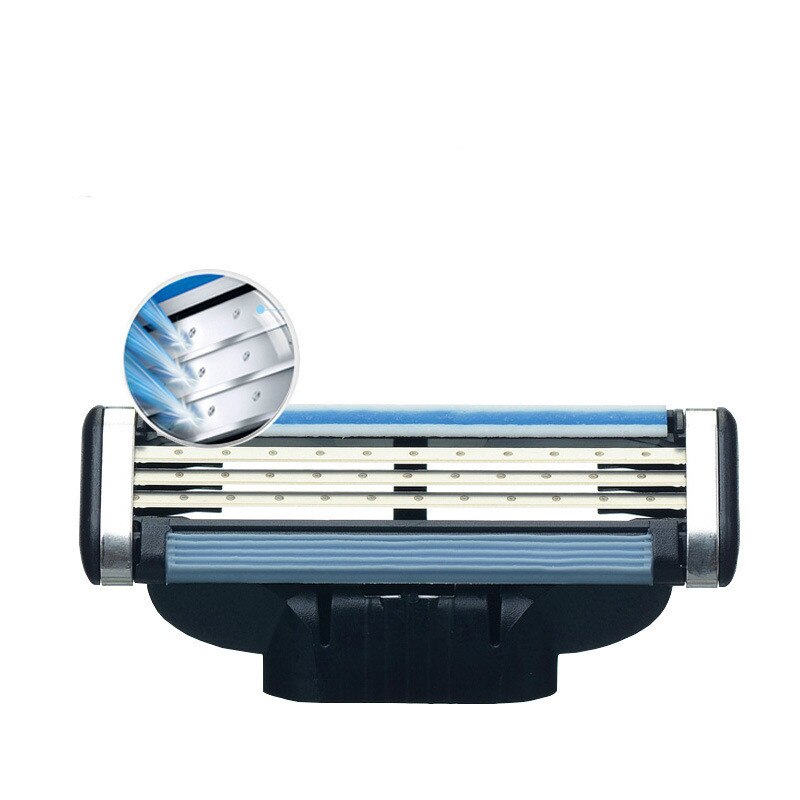 24pcs Men Shaving Razor Cartridges Suitable with Mache3 for Hair Removal Razor Blades