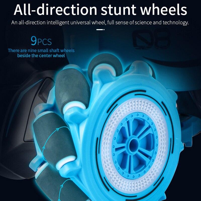 2020 NEW Remote Control Stunt Car Gesture Induction Twisting Off-Road RC Cars Vehicle Light Music Drift Dancing Side Driving Toy