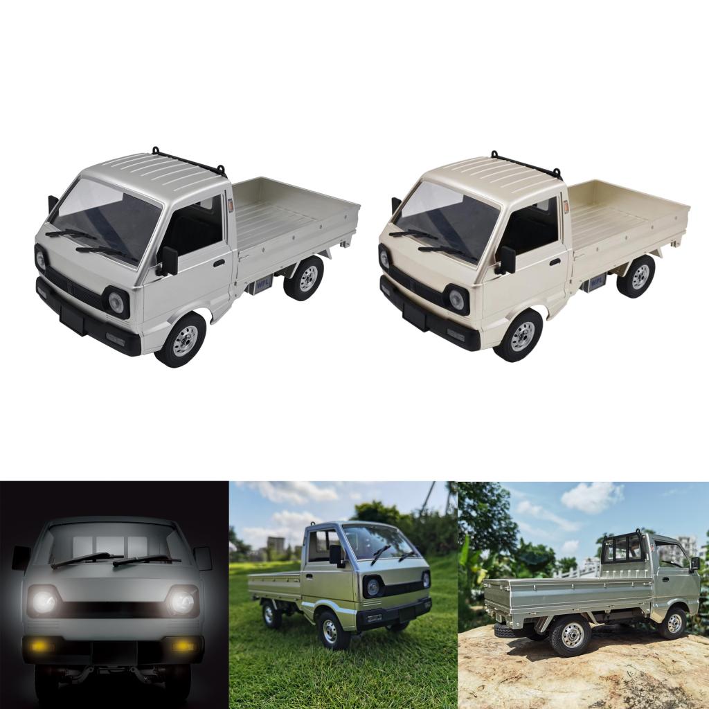WPL RC Truck 1/10 Scale 4WD Truck Climbing LED Light On-Road 4WD Electric Hobby Toy for Boys Kids Adults