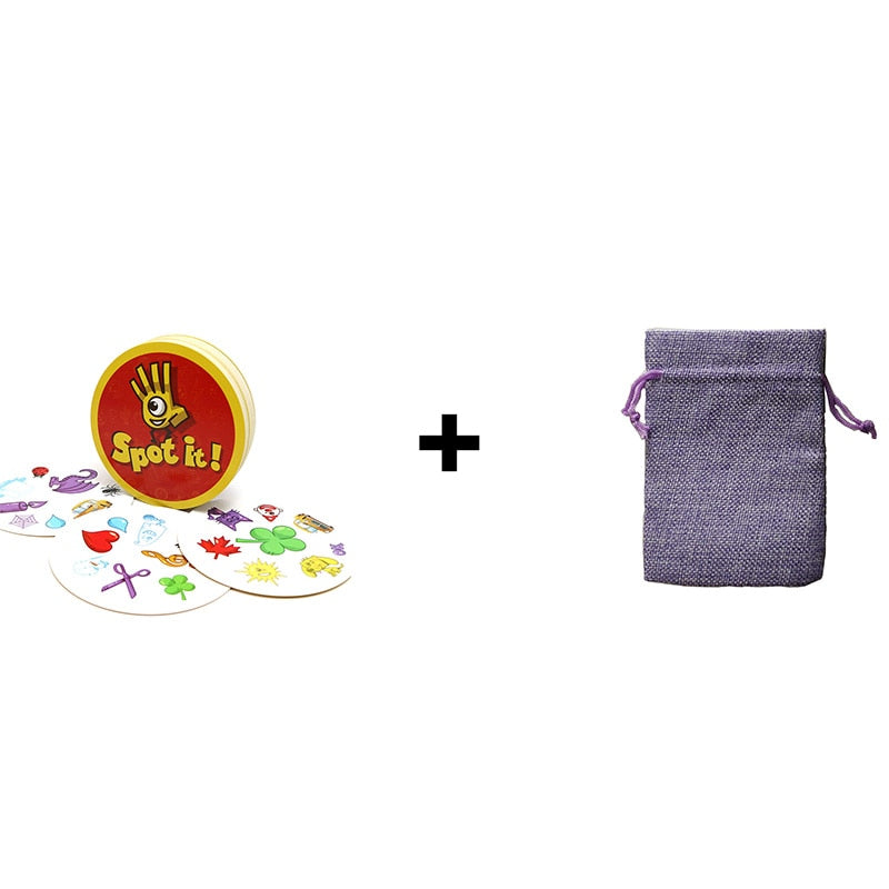 spot card games 70mm family party game for kids education enjoy it Dobble board game spot series red camp shalom holiday road