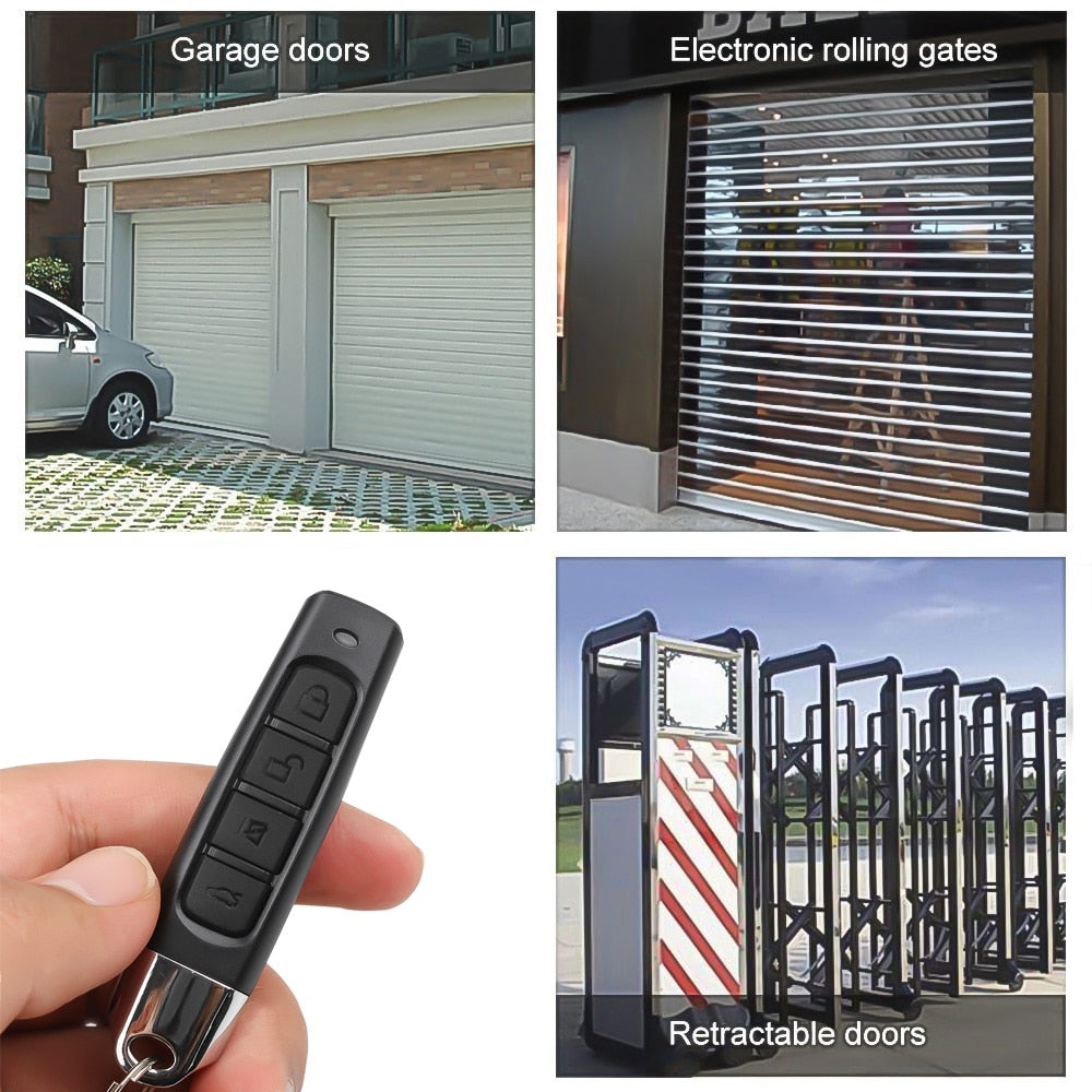 KEBIDU 433MHZ Remote Control Garage Gate Door Opener Remote Control Duplicator Clone Cloning Code Car Key