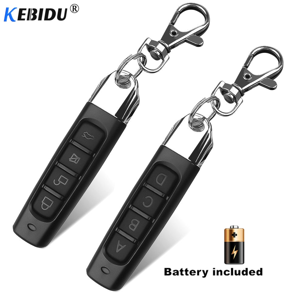 KEBIDU 433MHZ Remote Control Garage Gate Door Opener Remote Control Duplicator Clone Cloning Code Car Key