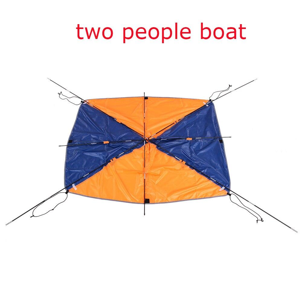 Inflatable Boat Kayak Accessories Fishing Sun Shade Rain Canopy Kayak Kit Sailboat Awning Top Cover 2-4 persons Boat Shelter