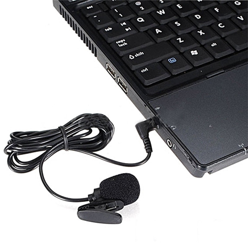 Mini 3.5mm Microfone Hands Free Lavalier Lapel Microphone Wired Clip for Computer Pc Iphone Smartphone Micro Cravate Mikrofon