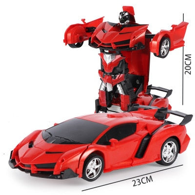 Rc Car 4wd Crawler Remote Control Car Rc Drift Car 2 In 1Driving Sports Car Drive Transformation Robots Models Fighting Toy Gift