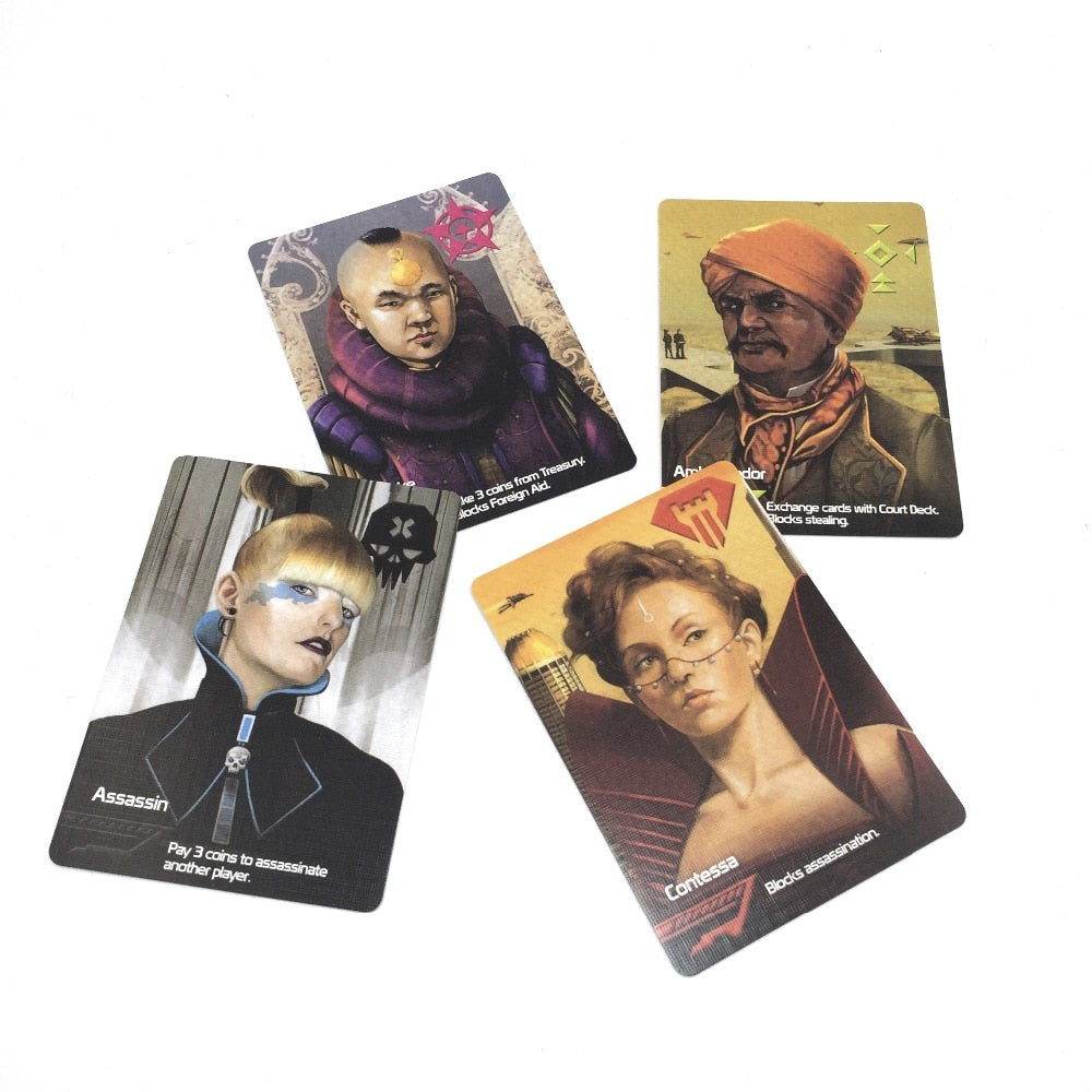 2020 high quality coup game Full English Version for party family board game card games