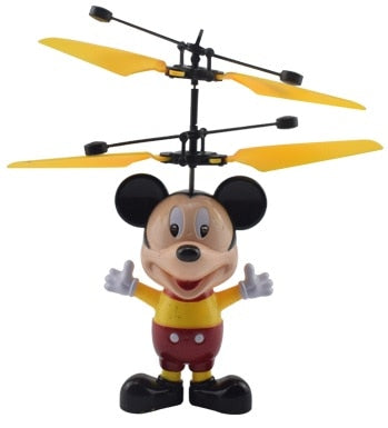 Mini Fly Flashing helicopter Hand Control RC Toy induction mini Helicopter Quadcopter RC Drone Ar.dron with LED Toys For Kids