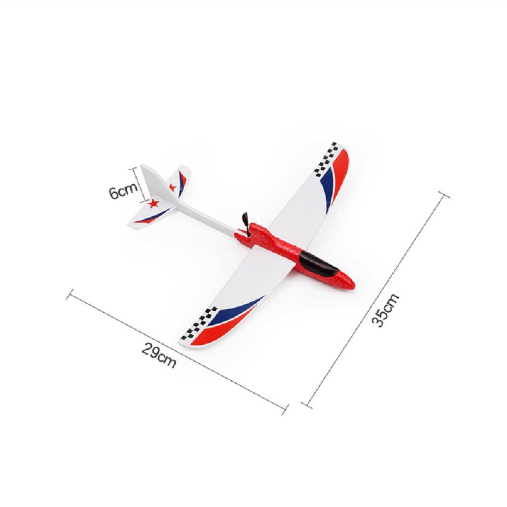Newest DIY Glider Foam Mini Drone Capacitor Hand Throwing Electric Plane Resistance to falling Toys for Children Birthday Gift
