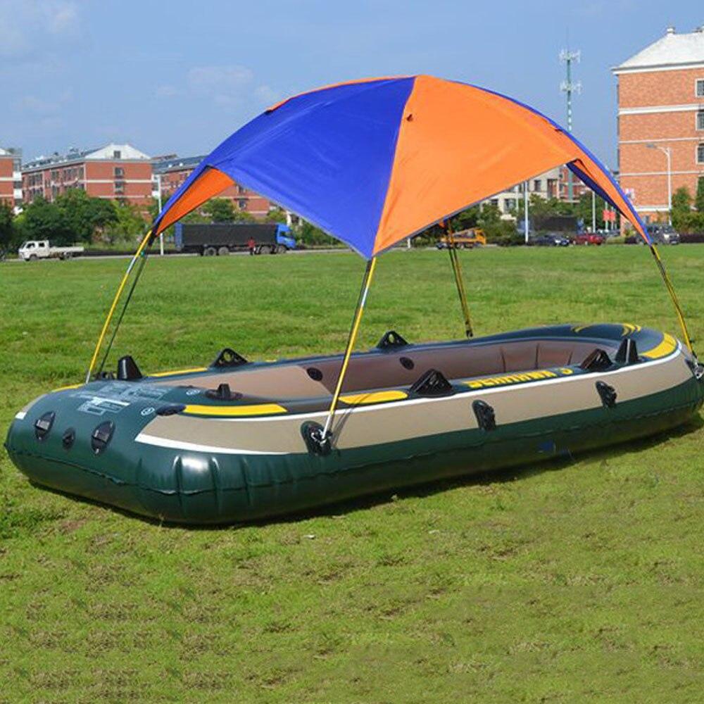 Inflatable Boat Kayak Accessories Fishing Sun Shade Rain Canopy Kayak Kit Sailboat Awning Top Cover 2-4 persons Boat Shelter