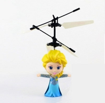Mini Fly Flashing helicopter Hand Control RC Toy induction mini Helicopter Quadcopter RC Drone Ar.dron with LED Toys For Kids