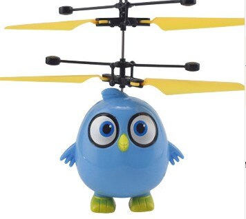 Mini Fly Flashing helicopter Hand Control RC Toy induction mini Helicopter Quadcopter RC Drone Ar.dron with LED Toys For Kids