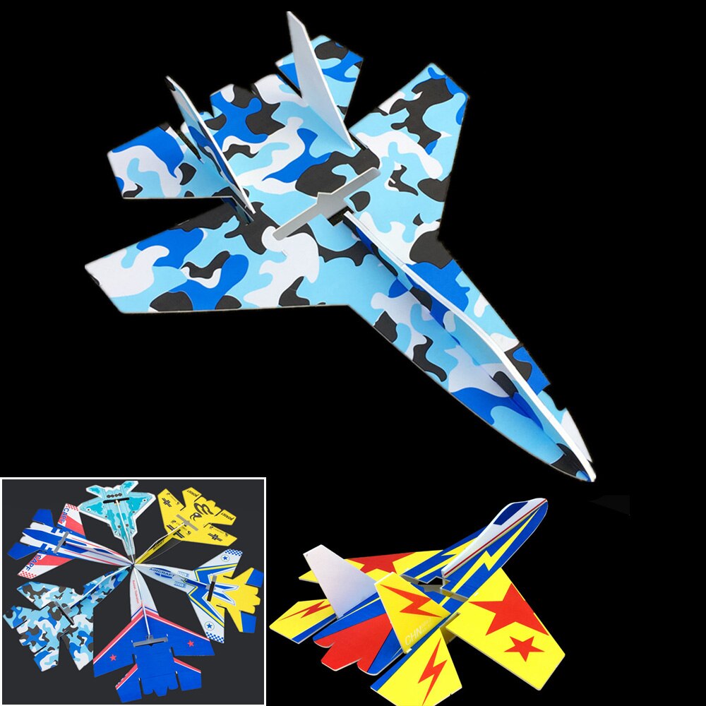 Flight Fixed Wing Model Su27 RC Airplane With Microzone MC6C Transmitter with Receiver and Structure Parts For DIY RC Aircraft