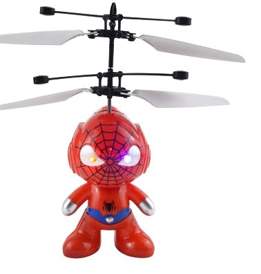 Mini Fly Flashing helicopter Hand Control RC Toy induction mini Helicopter Quadcopter RC Drone Ar.dron with LED Toys For Kids