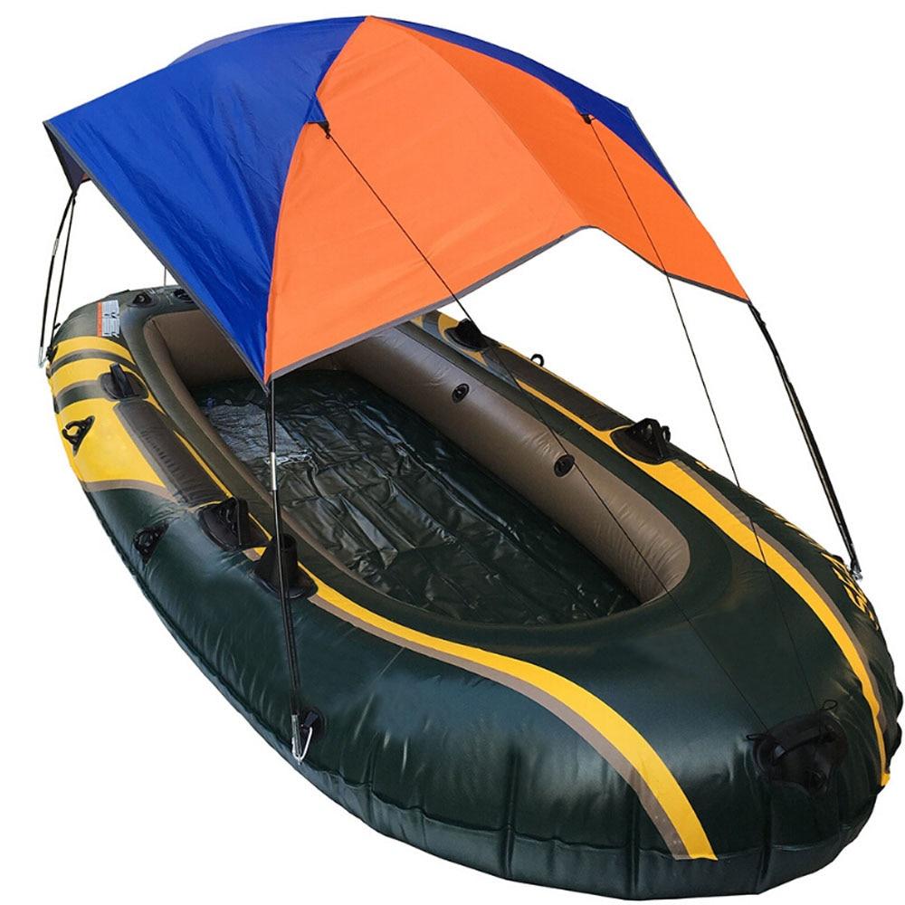 Inflatable Boat Kayak Accessories Fishing Sun Shade Rain Canopy Kayak Kit Sailboat Awning Top Cover 2-4 persons Boat Shelter