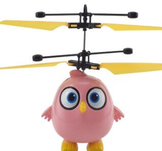 Mini Fly Flashing helicopter Hand Control RC Toy induction mini Helicopter Quadcopter RC Drone Ar.dron with LED Toys For Kids