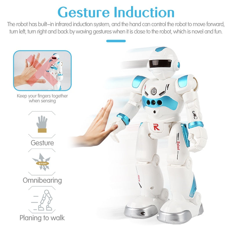 New RC Robot Remote Control Robot toy Dancing Gesture Action Figures Toys for children boys