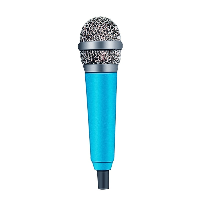 4Color Handheld Mic Portable Mini 3.5mm Stereo Studio Microphone For Laptop PC Desktop Mic KTV Karaoke 5.5cm*1.8cm